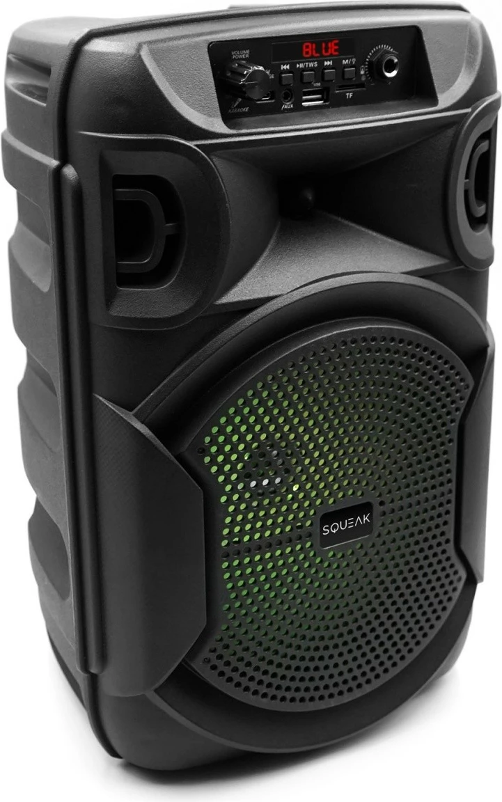 Altoparlant Bluetooth Squeak PulseTower SQ1006, 30W, Karaoke, i zi