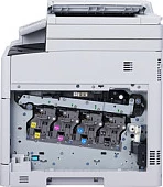 Printer multifunksional OKI MC554, laser me ngjyra, 600 x 600 DPI, duplex, touch ekran, A6-A4, e bardhë