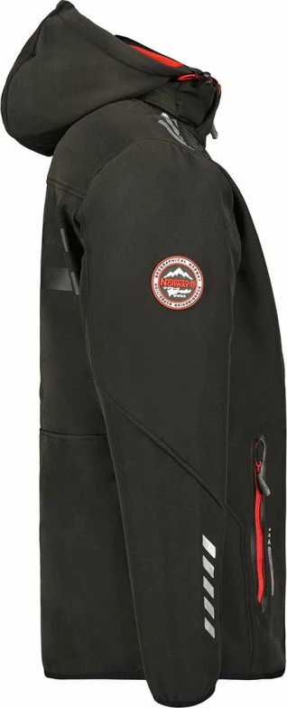 Jakne softshell për meshkuj Geographical Norway, e zezë [Madhësia: XXL]