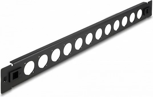 Patch panel DeLOCK 19" D-Type, 12 porta, tool-free, i zi