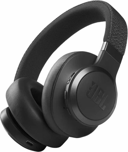 Kufje JBL Live 660NC Bluetooth wireless over-ear, ANC, 40mm, 50 orë bateri, të zeza