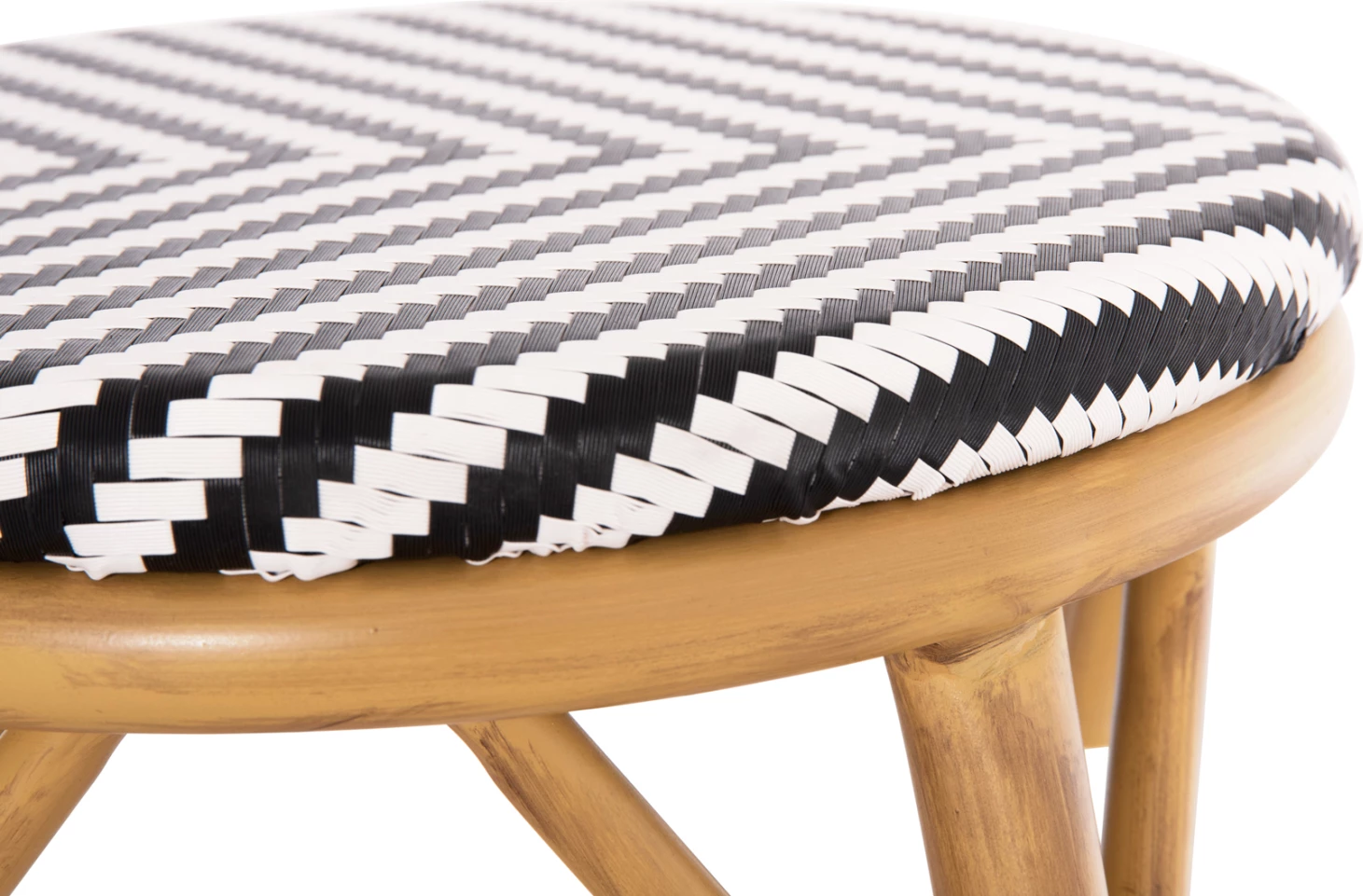 Karrige për bar, lartësi mesatare, pamje bambuje, CHINO FH6286.03, 43x43x65 cm