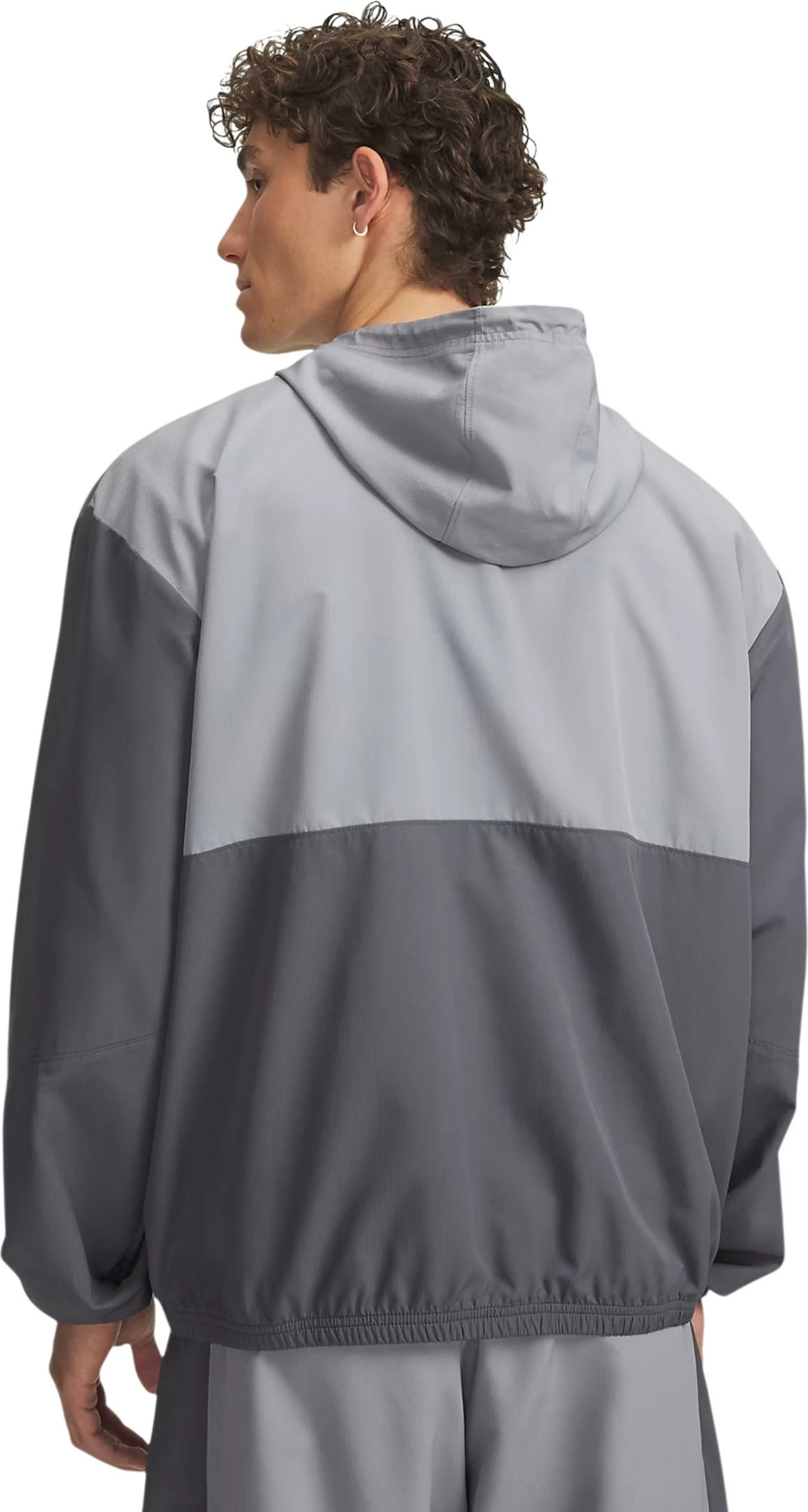 Jakne shiu për meshkuj Under Armour UA Rival Woven CB 77-6013415, gri [Madhësia: M]