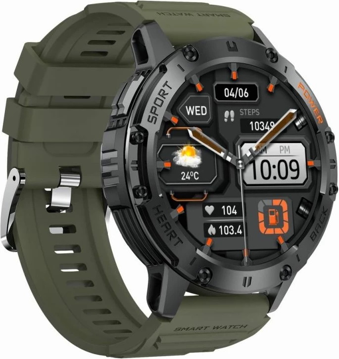 Smartwatch Gravity për të gjithë, e zezë
