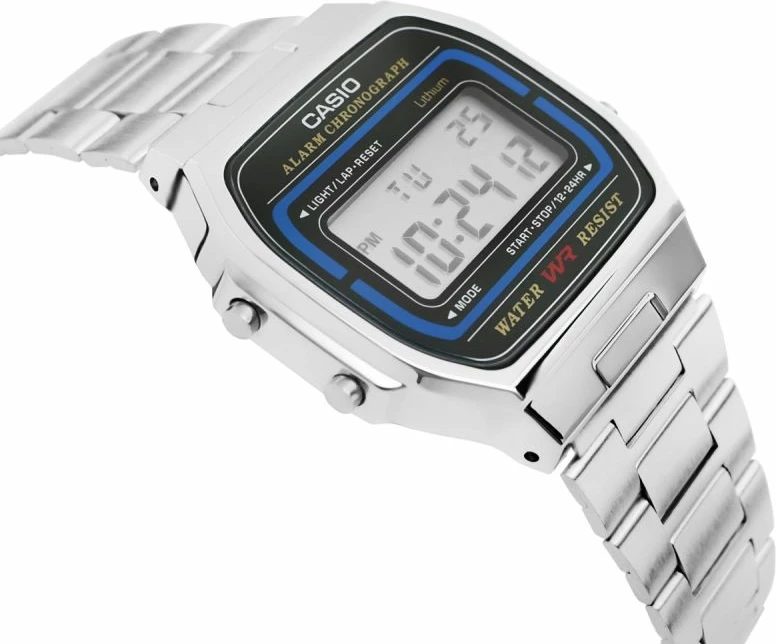 Orë dore unisex Casio, argjend