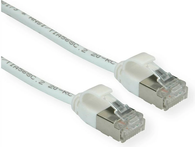 Kabllo rrjeti ROLINE 21.15.1699, Cat6a crossover, 0.3 m, RJ45, e bardhë