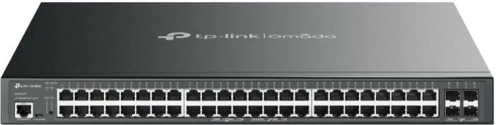 Switch i menaxhuar TP-LINK SG3452XMPP, 48 porta gigabit, 4 porta SFP+, rackmount, i zi