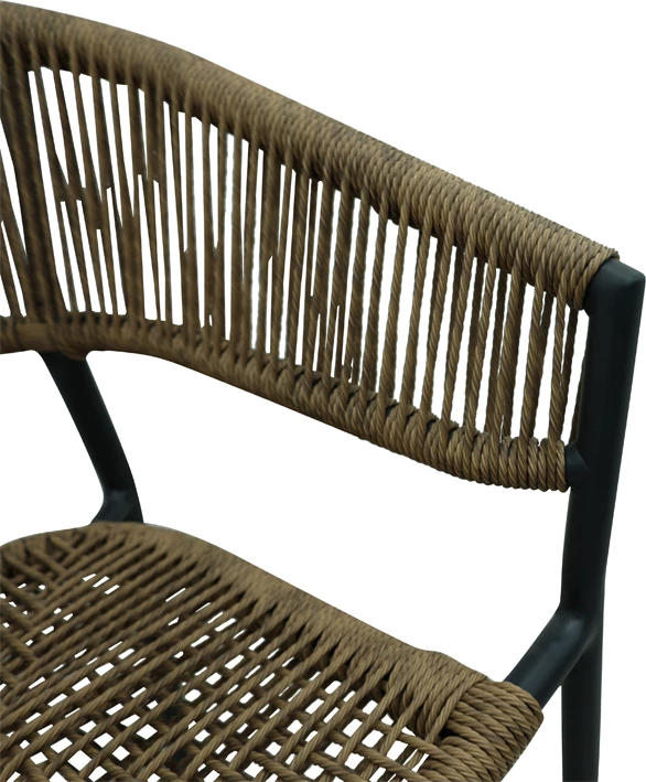 Karrige Breeze, ngjyrë e zezë dhe arre, 56x60x78 cm