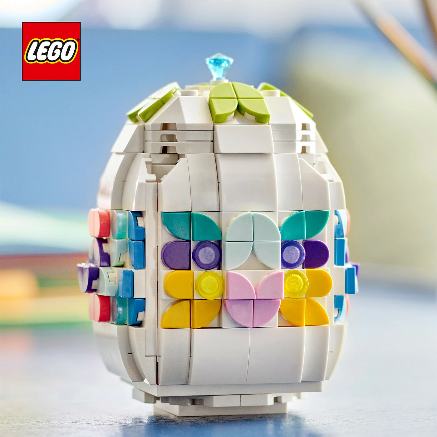 Set ndërtimi LEGO Iconic 40816 Decorative Easter Egg, 386 copë, 9+ vjeç, shumëngjyrësh