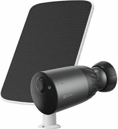 Kamerë sigurie IP ezviz BC1C 4K 8MP me panel diellor, e zezë
