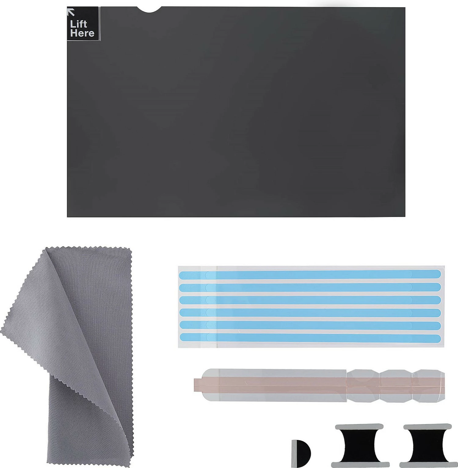 Filtër privatësie për laptop StarTech 15.6", 16:9, anti-reflektim, filtër dritë blu, i zi