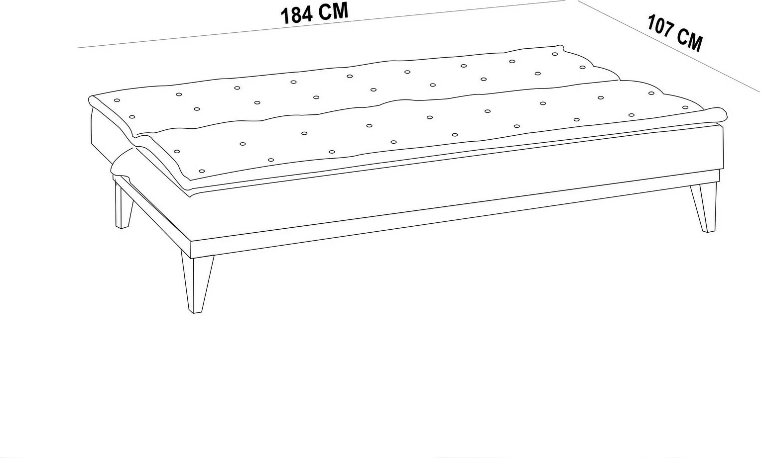 Set divani-krevat Atelier del Sofa, krem, Fuoco-TKM05-1005