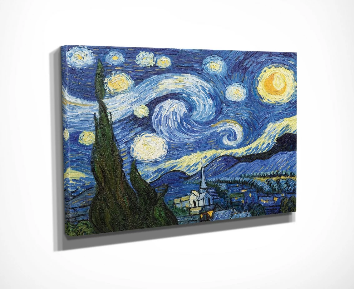 Pikturë dekorative në kanavacë, Van Gogh, shumëngjyrëshe, 30x40cm