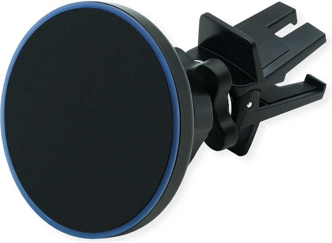 Mbajtëse magnetike për Celular ROLINE, Qi/MagSafe, karikim wireless 15W, e zezë