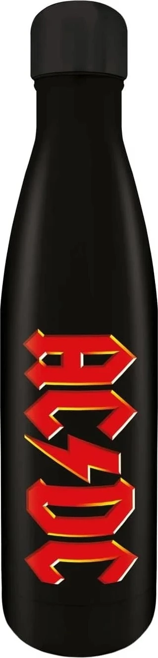 Shishe inox Pyramid AC/DC Monument, izolim me dy mure, BPA-free, me kuti dhurate, e zezë