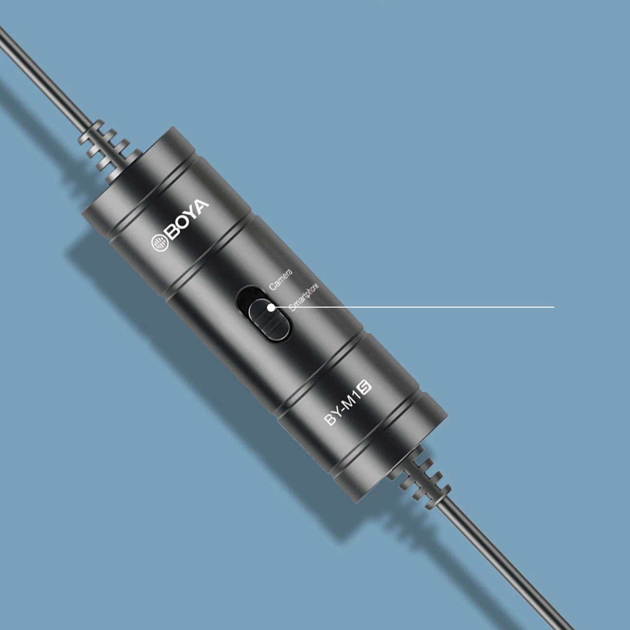 Mikrofon lavalier BOYA BY-M1S me kabllo 6 m, 3.5 mm TRRS, i zi
