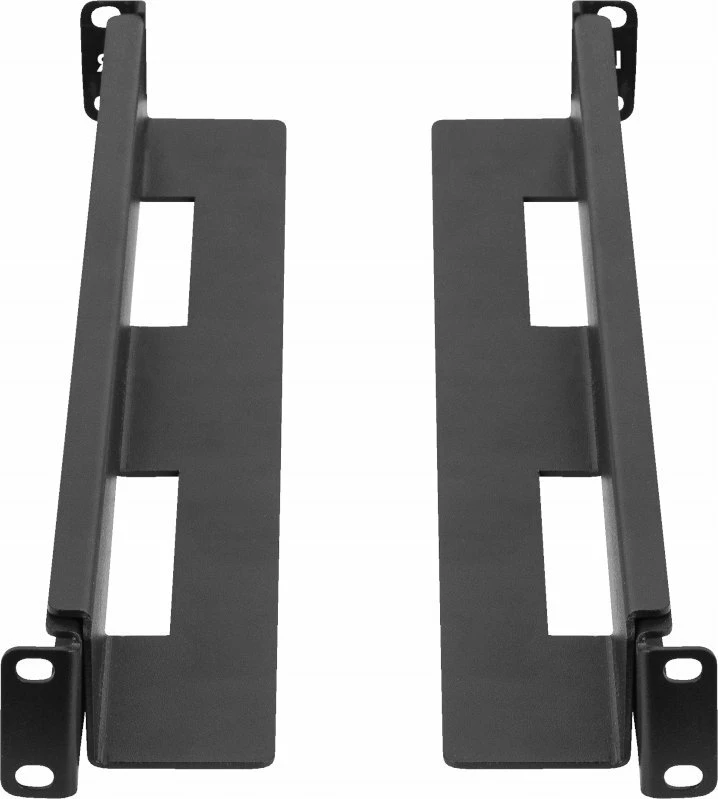 Shina montimi Lanberg AK-1901-B për kabinet rack 19\", 1U, rrëshqitëse, 397-680 mm, 90 kg, e zezë