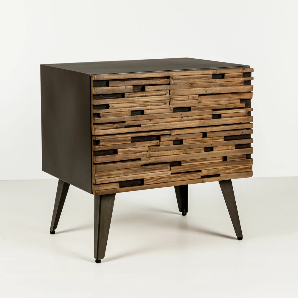 Komodinë Coast, e zezë-natyrale, 55x43x55.5