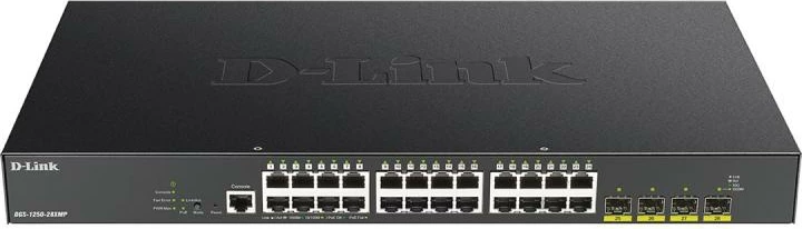 Switch, D-Link, DGS-1250-28XMP/E, 24 porte, 1Gbps