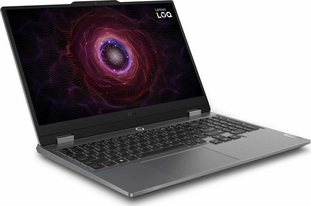 Laptop Lenovo LOQ 15ARP9 83JC005VPB Ryzen 5 7235HS, 16GB RAM, 512GB M.2 PCIe SSD, GeForce RTX 3050 6GB, 15.6\" FHD IPS 144Hz, Windows 11, gri