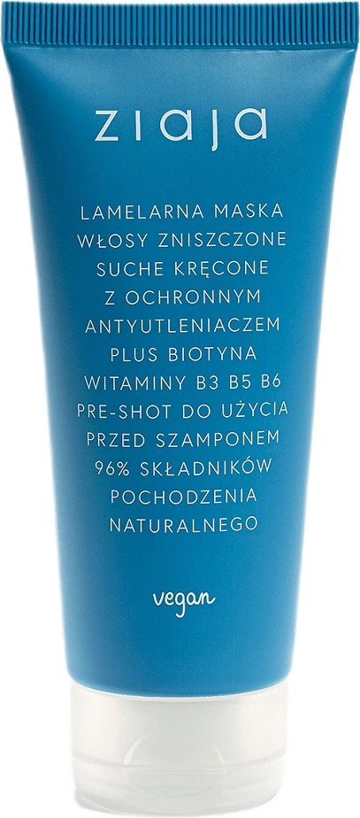 Maskë për flokë Ziaja Lamelarna për femra, 100ml