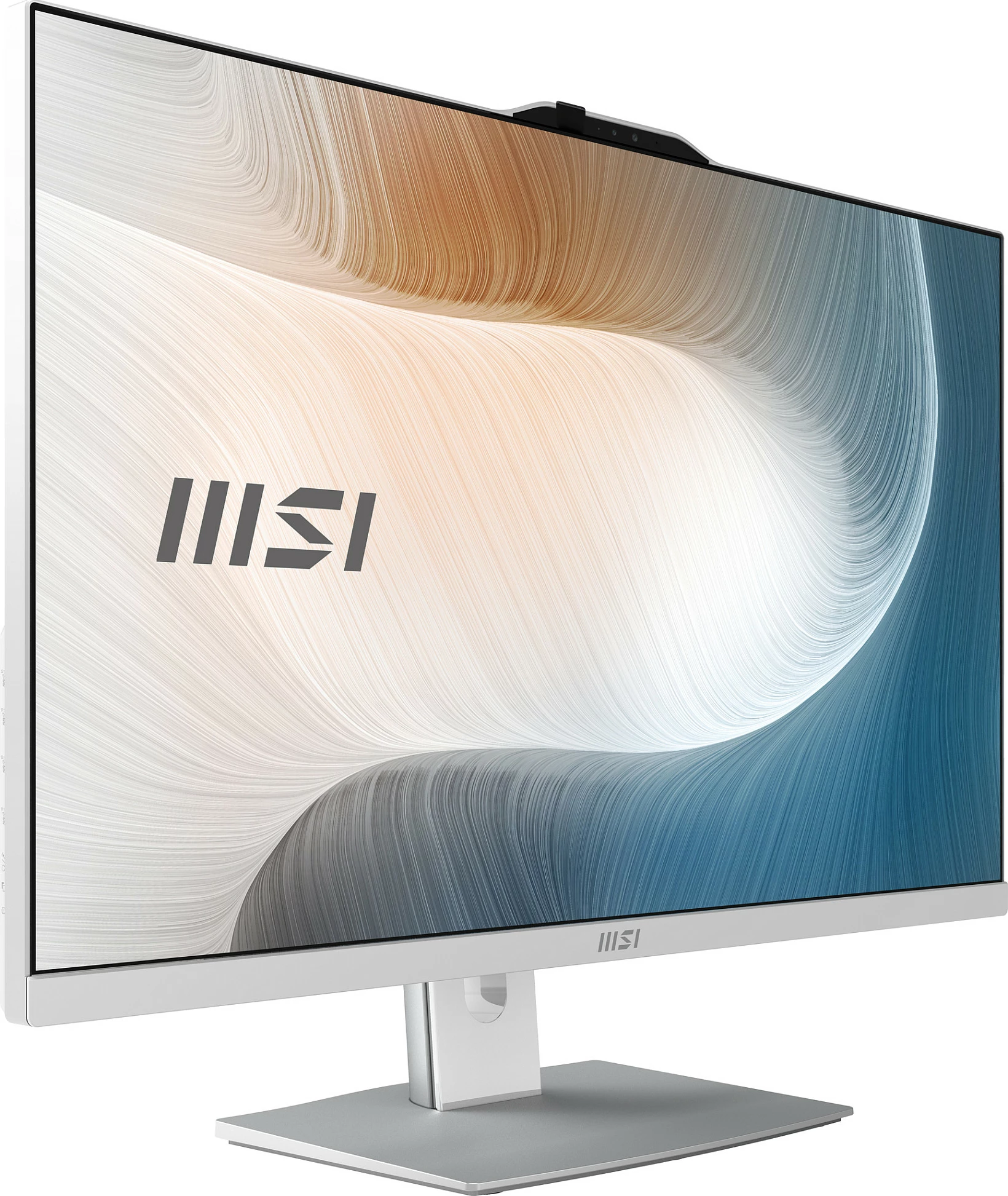 Kompjuter All-in-One MSI Modern AM242P 1M-1873AT, 23.8" FHD, Intel Core 3, 16GB RAM, 256GB SSD, Windows 11 Home, i bardhë/argjendtë