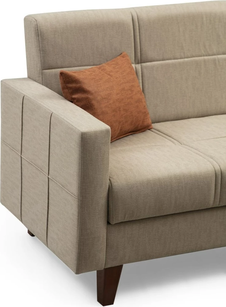 Kënd-sofë krevati Atelier del Sofa, Polya, bezhë