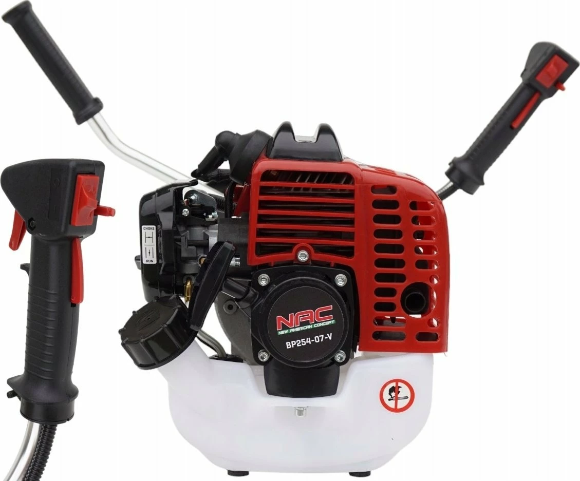 Trimer benzine NAC BP254-07-V 25.4cm³ 42cm 2-takt, kuqe/zezë