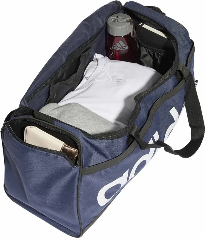 Çanta adidas Linear Duffel për meshkuj dhe femra, blu marine
