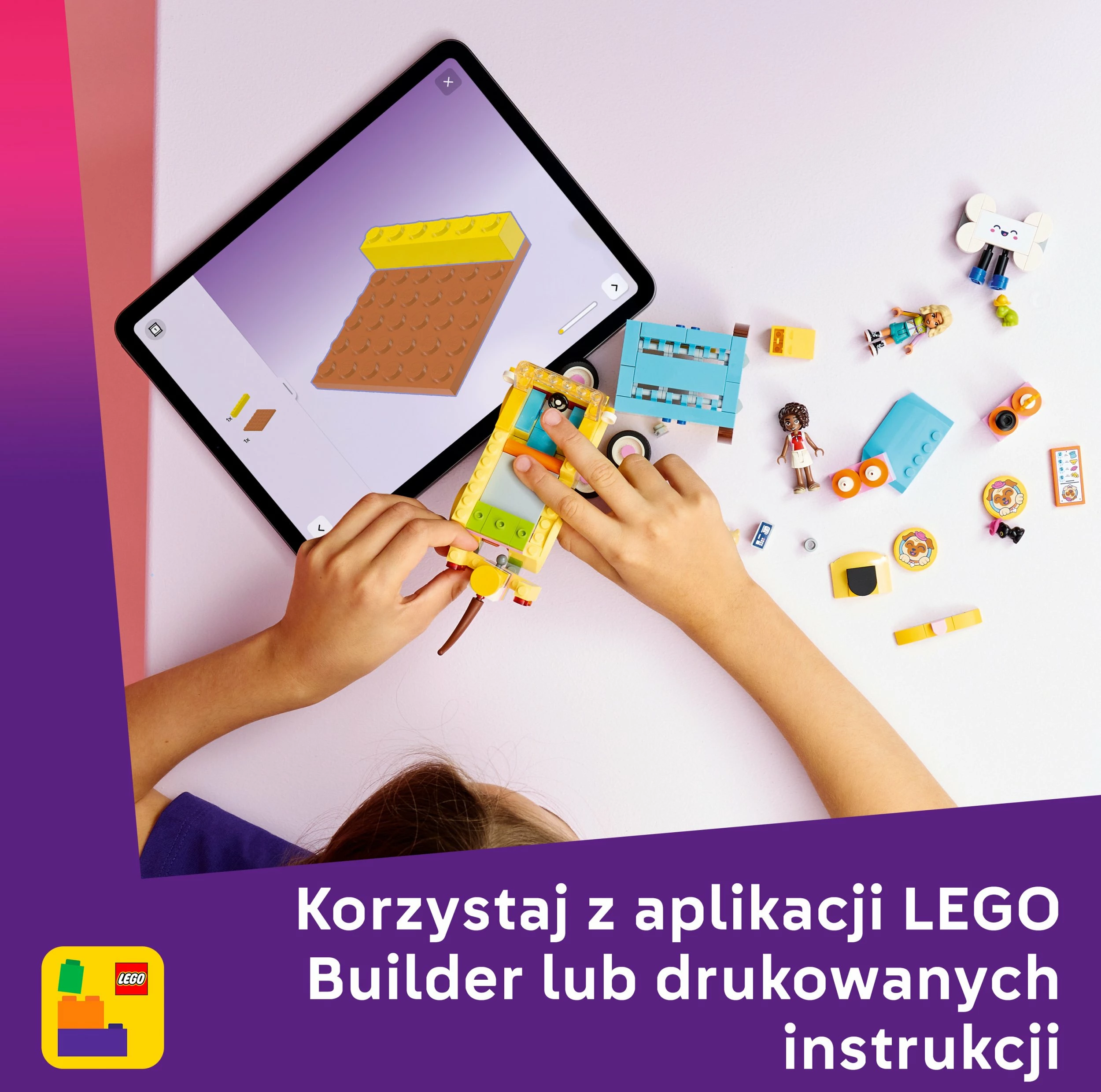 Set ndërtimi LEGO Friends 42678 Pet Accessories Van, 237 copë, 6+ (furgon i verdhë)