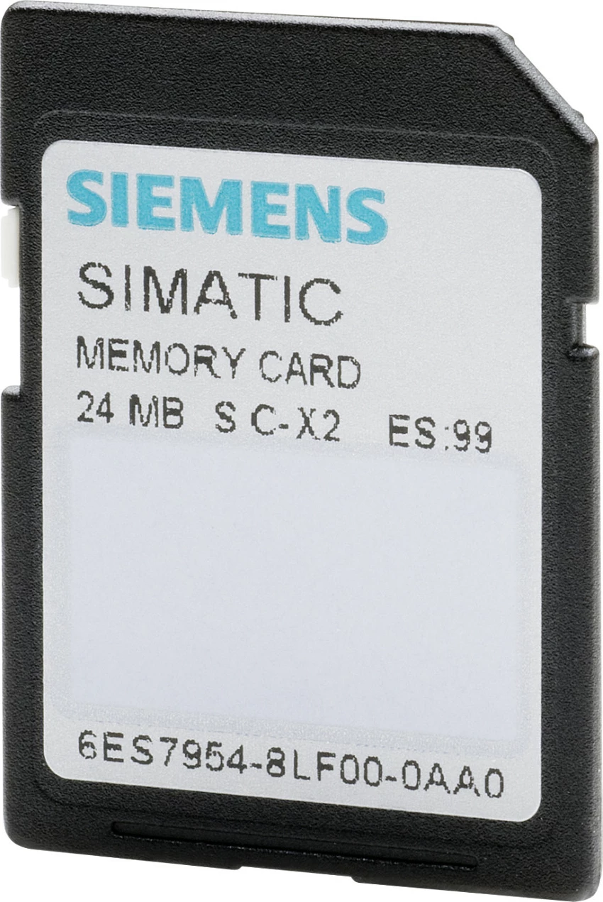 Kartelë memorje Siemens SIMATIC S7 6ES7954-8LF04-0AA0, 24 MB, e zezë