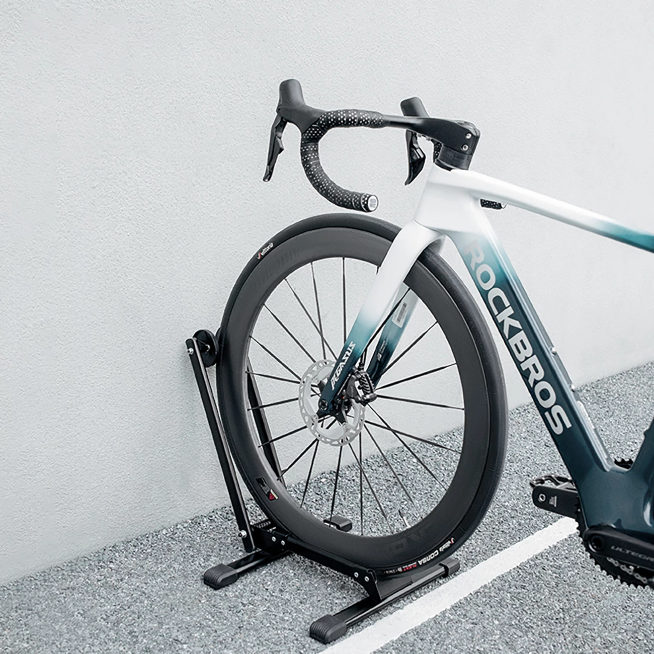 Mbajtës biçiklete palosës për servis, Wozinsky WSR-01, për rrota 20-29 inç, çelik karboni, baza anti-rrëshqitëse, e zezë