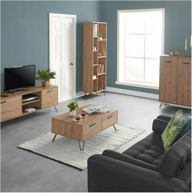 Komodë TV VONHAUS Capri MPN 3000032 120×40×53 cm, ngjyrë lisi