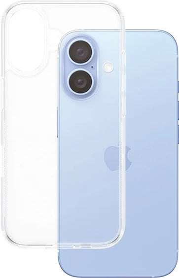 Mbështjellës PanzerGlass HardCase për iPhone 16, 6.1", transparent