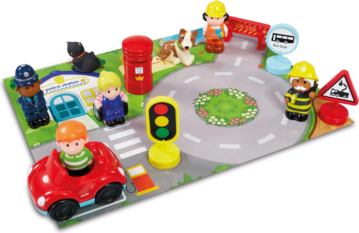 Happyland Busy Town Playset