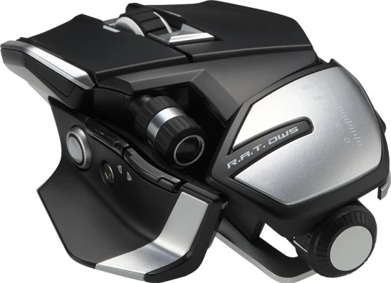 Maus për lojëra Mad Catz R.A.T. DWS, me Bluetooth dhe RF Wireless, 16000 DPI