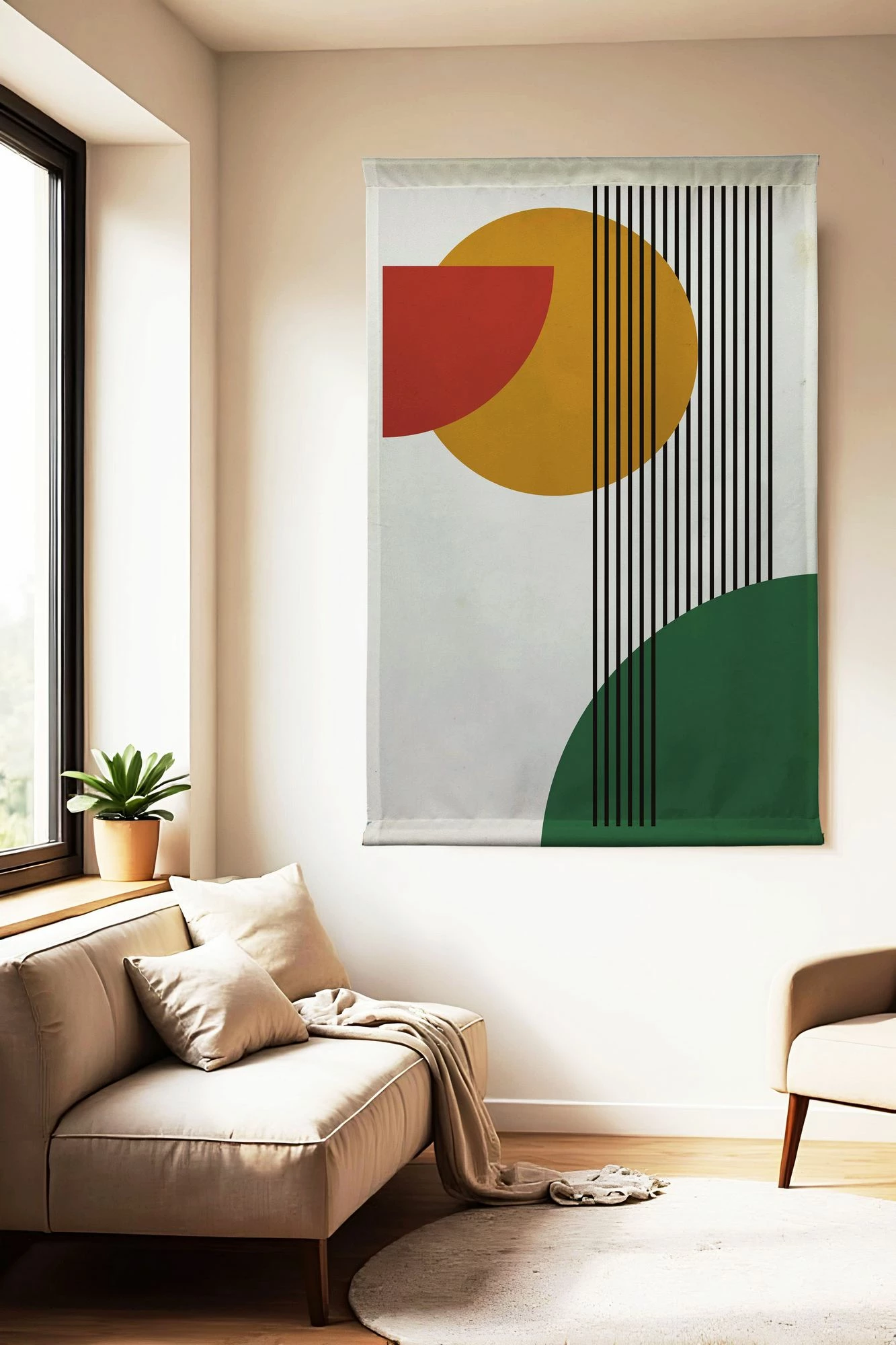 Pikturë dekorative prej poliestëri, Wallity Polybaby 11, shumëngjyrëshe, 70x120 cm