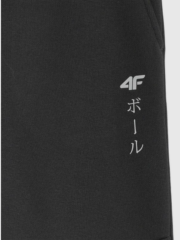 Pantallona sportive për djem 4F, të zeza