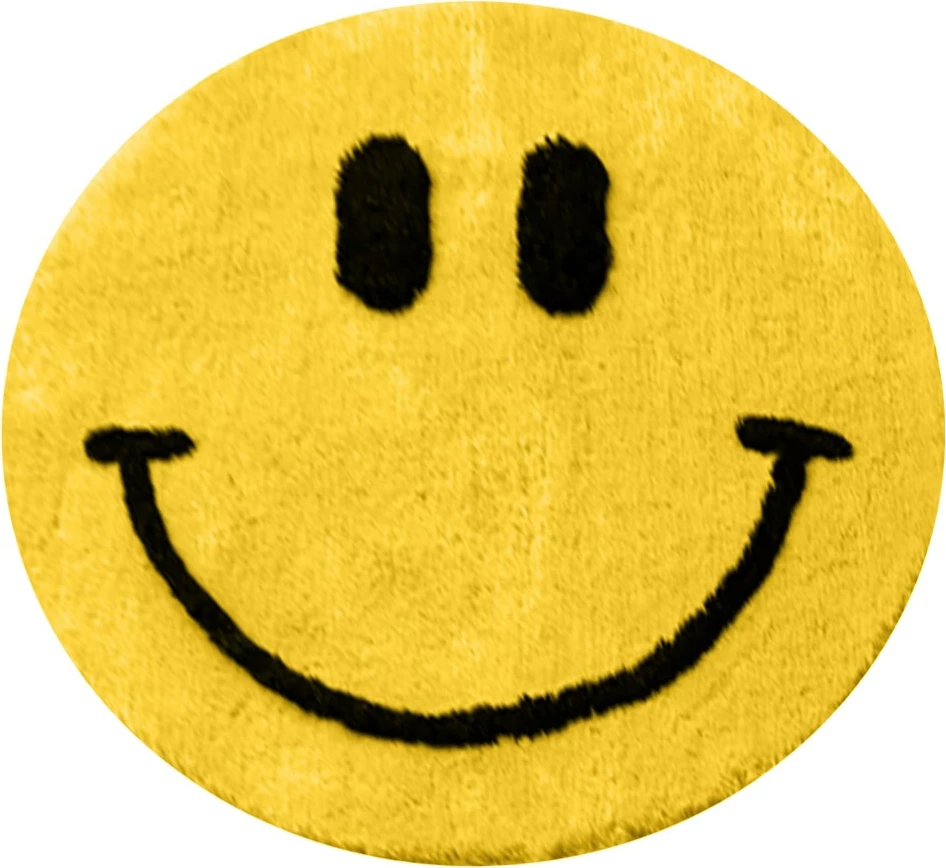 Tapet banje akrilik Mijolnir, ngjyrë e verdhë Smile