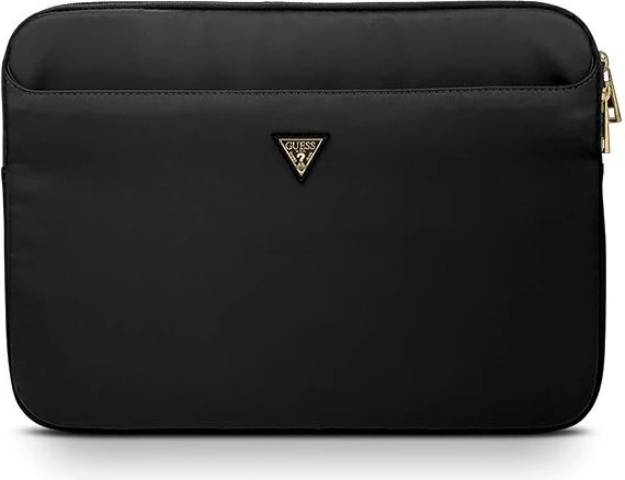 Mbështjellës Guess Nylon Triangle Logo për laptop 13", i zi