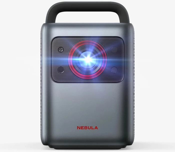 Projektor portativ NEBULA Cosmos Laser 4K, 4K UHD, 1840 ANSI lumens, Android TV 10, Dolby Atmos, 60-150\", grafit
