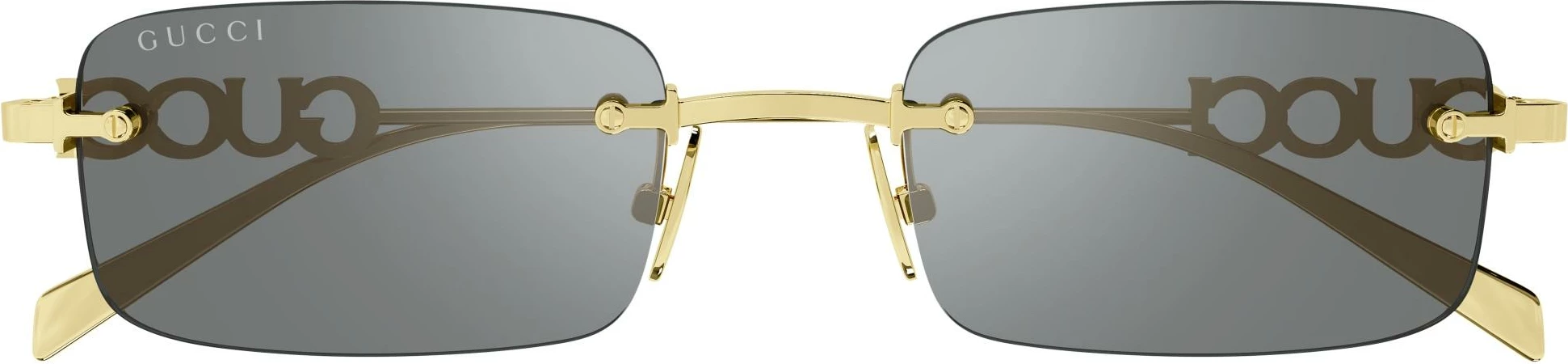 Syze dielli për meshkuj Gucci GG1808S 003, të arta [Madhësia: 52]
