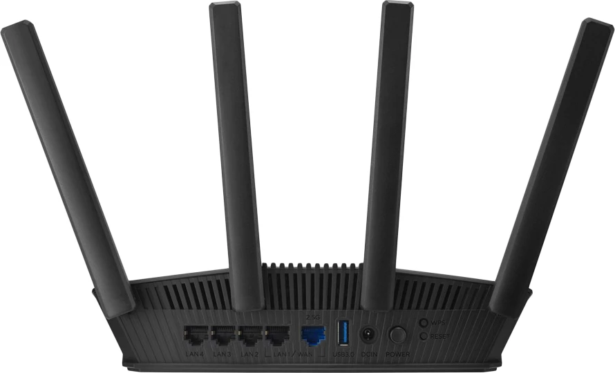 Ruter ASUS RT-BE58U V2 BE3600 WiFi 7 dual-band, 2.5G WAN/LAN, 4x 1G porta, i zi