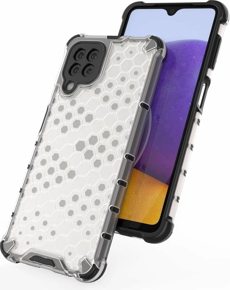 Mbështjellës Hurtel Honeycomb për Samsung Galaxy A22 4G, Blu