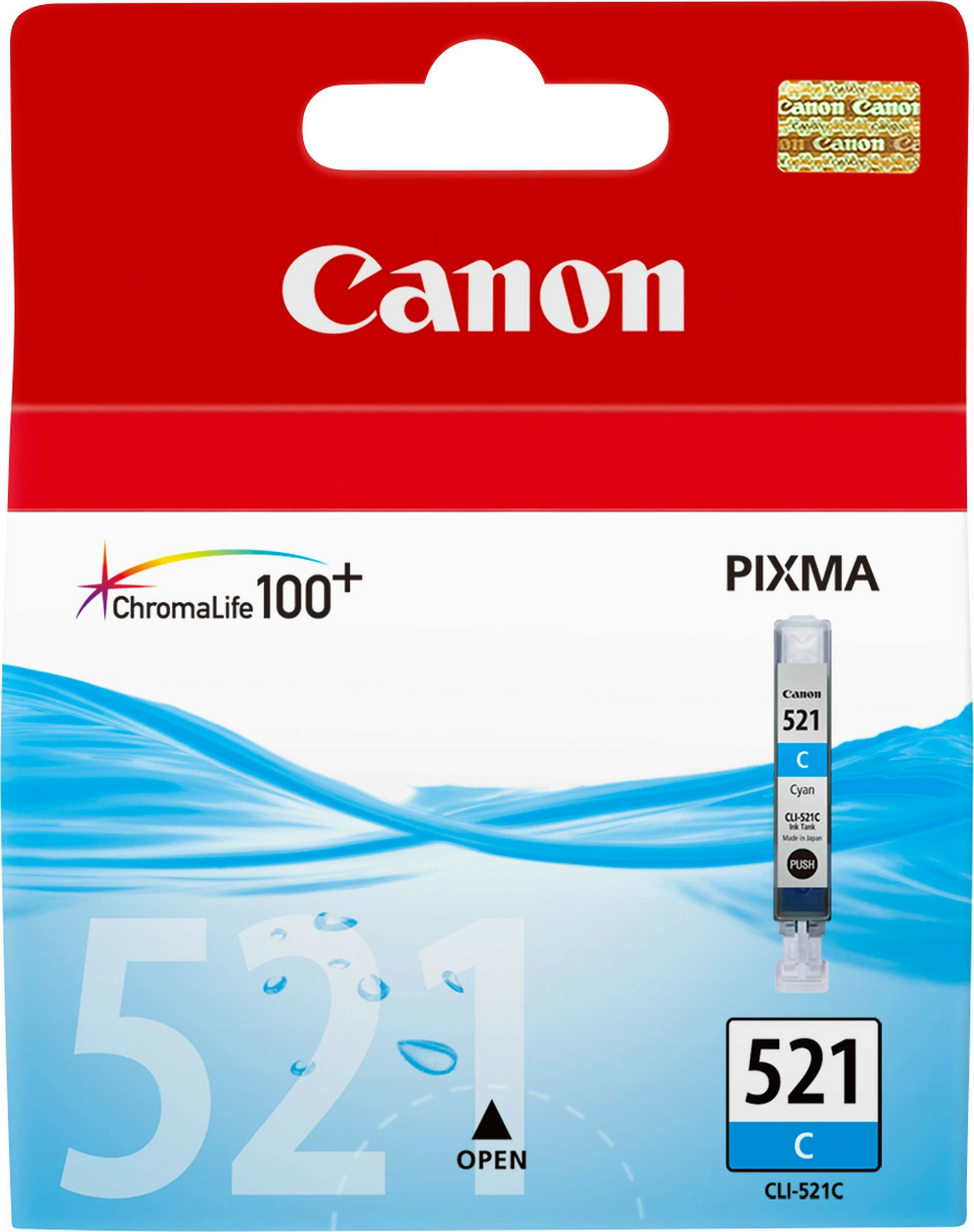 Karikator boje Canon CLI-521C, Cyan, 1 copë