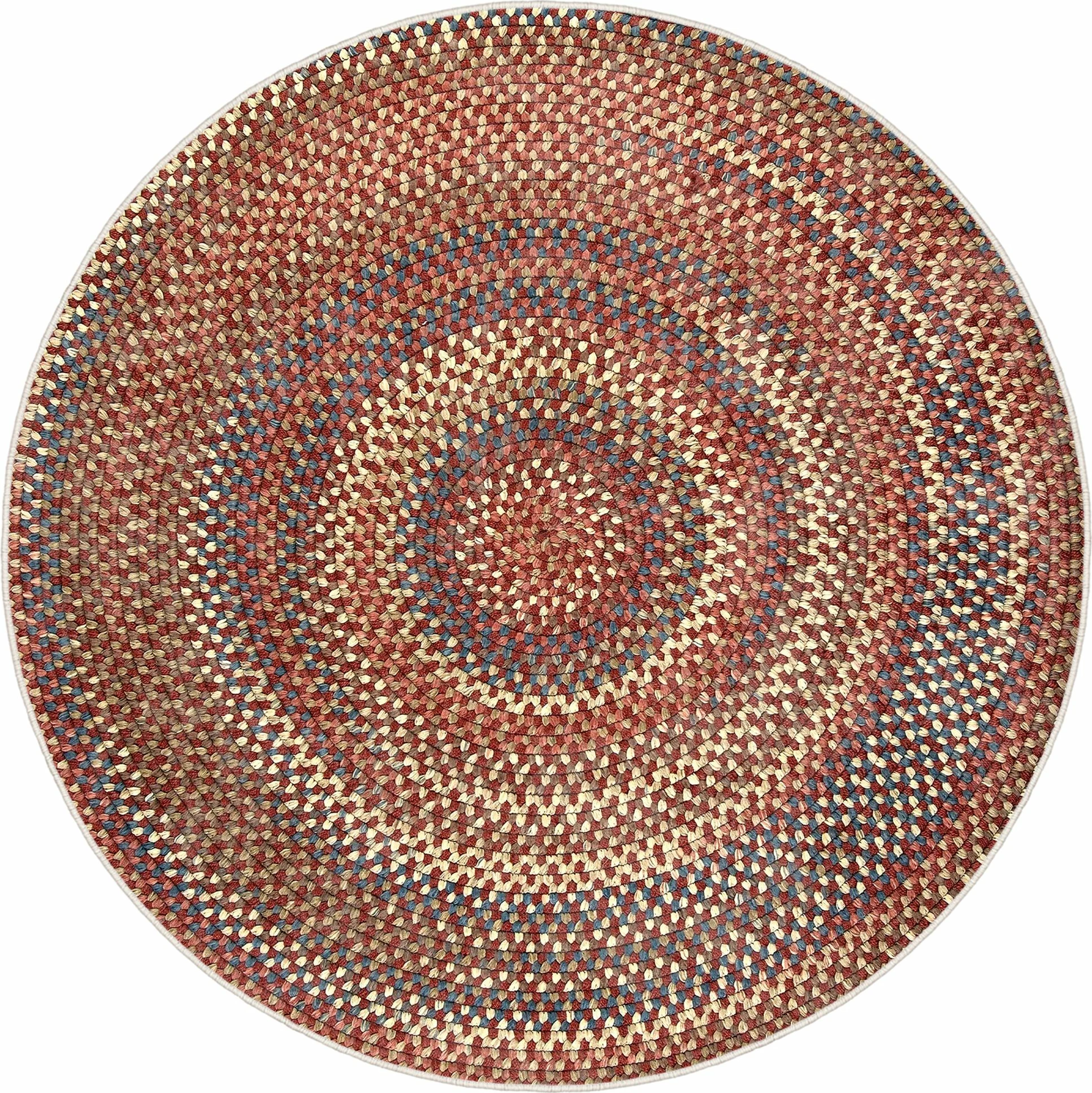 Qilim rrumbullak, shumëngjyrësh, Conceptum Hypnose, Woopamuk504, 120x120cm