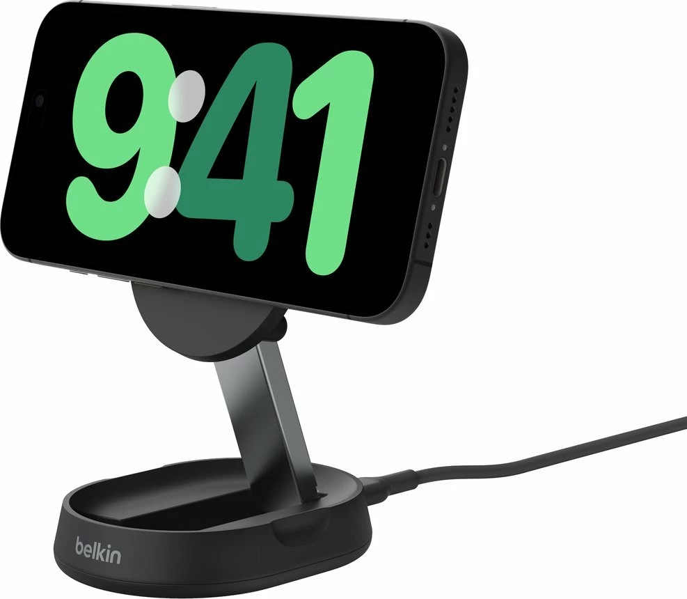 Karikues wireless magnetik Belkin BoostCharge Pro WIA008btBK, Qi2 15W, 1x USB-C, kabllo 1.5 m, i zi