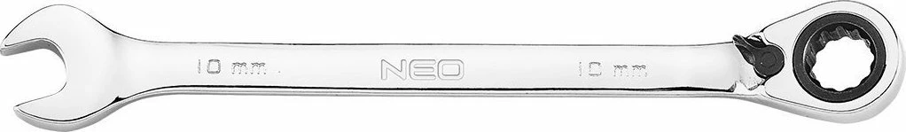 Set çelësa me kriket NEO 09-345 8-19 mm, 12 copë, me çantë rrotulluese, zezë/portokalli
