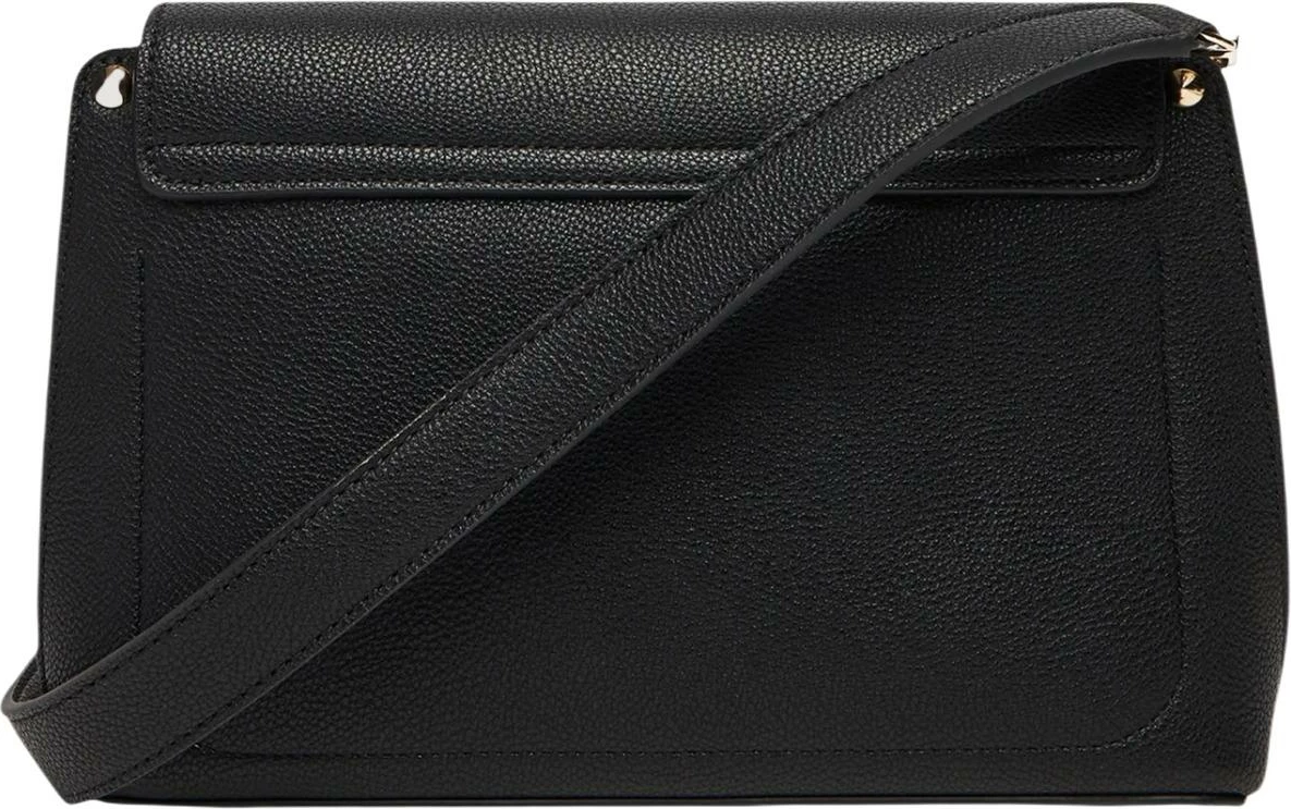 Çantë crossbody për femra Guess Meridian II Flap HWBG69 74200, e zezë