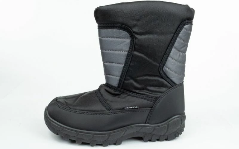 Çizme për femra Cortina, të zeza dhe argjendi